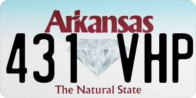 AR license plate 431VHP