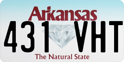 AR license plate 431VHT
