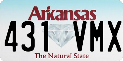 AR license plate 431VMX