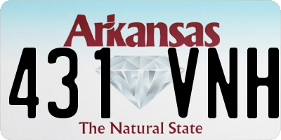 AR license plate 431VNH