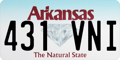 AR license plate 431VNI