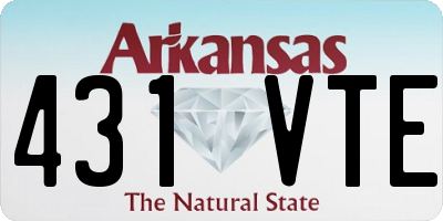 AR license plate 431VTE