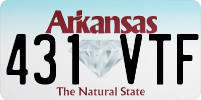 AR license plate 431VTF