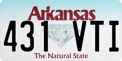 AR license plate 431VTI