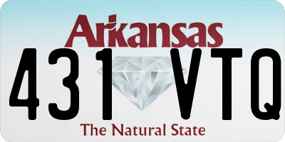 AR license plate 431VTQ