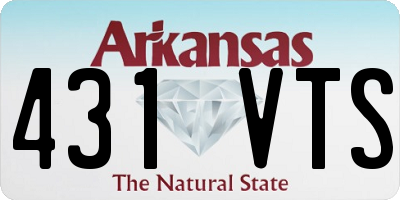 AR license plate 431VTS