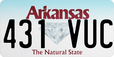 AR license plate 431VUC