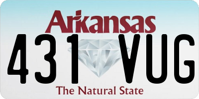 AR license plate 431VUG
