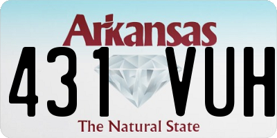 AR license plate 431VUH