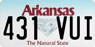 AR license plate 431VUI