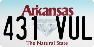 AR license plate 431VUL