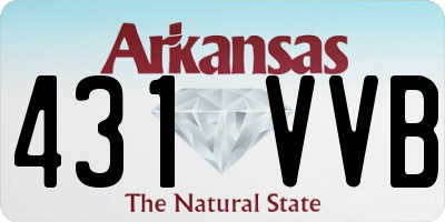 AR license plate 431VVB