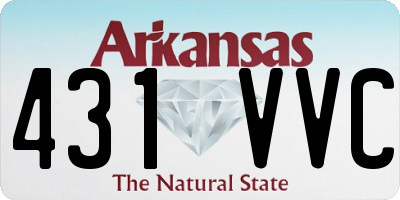 AR license plate 431VVC