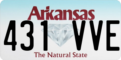 AR license plate 431VVE