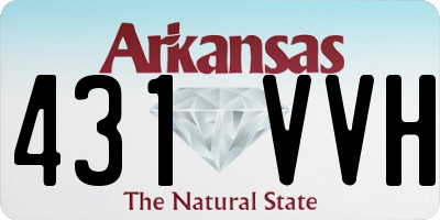 AR license plate 431VVH