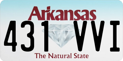 AR license plate 431VVI