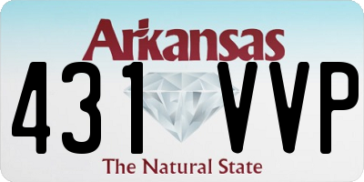 AR license plate 431VVP