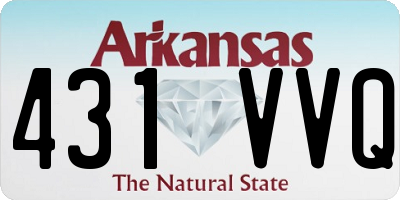 AR license plate 431VVQ
