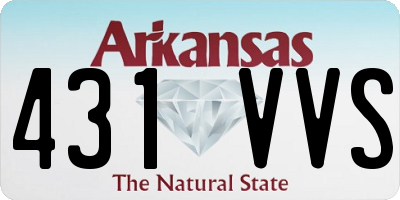 AR license plate 431VVS
