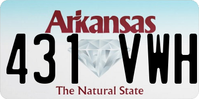 AR license plate 431VWH