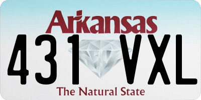 AR license plate 431VXL