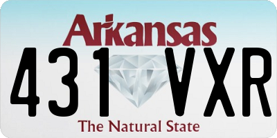 AR license plate 431VXR