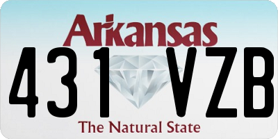 AR license plate 431VZB