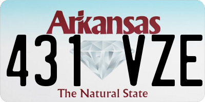 AR license plate 431VZE