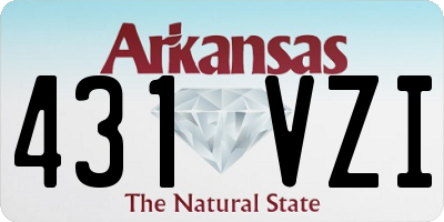 AR license plate 431VZI