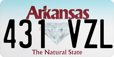 AR license plate 431VZL
