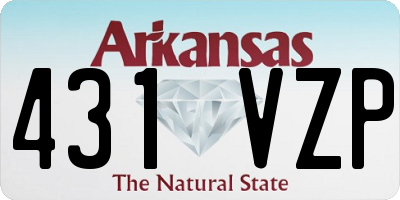 AR license plate 431VZP