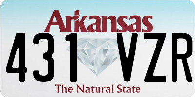 AR license plate 431VZR