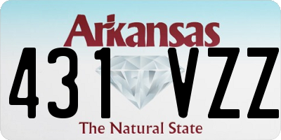 AR license plate 431VZZ