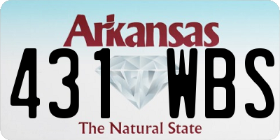 AR license plate 431WBS