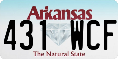 AR license plate 431WCF