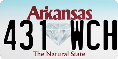 AR license plate 431WCH