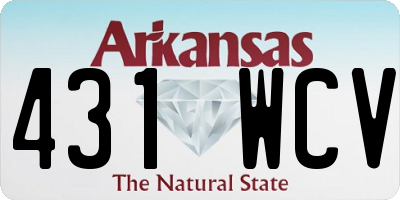 AR license plate 431WCV