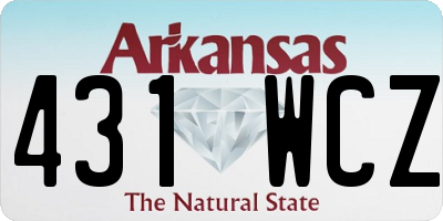 AR license plate 431WCZ