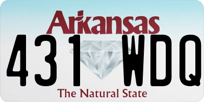 AR license plate 431WDQ