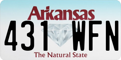 AR license plate 431WFN
