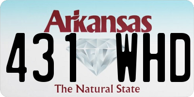 AR license plate 431WHD