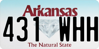 AR license plate 431WHH