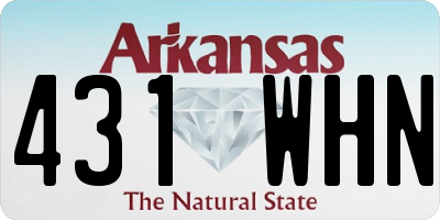 AR license plate 431WHN