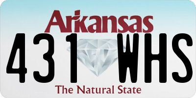AR license plate 431WHS