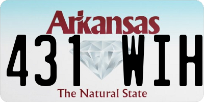 AR license plate 431WIH