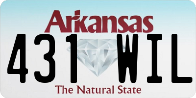 AR license plate 431WIL
