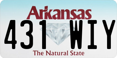 AR license plate 431WIY