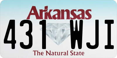 AR license plate 431WJI