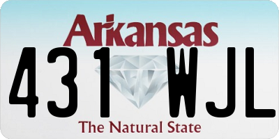 AR license plate 431WJL
