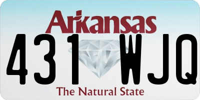 AR license plate 431WJQ